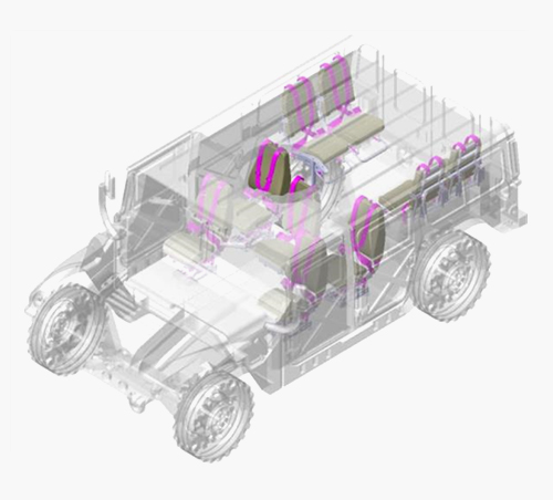 Mine Blast Attenuating Seat | NAKWON T&A